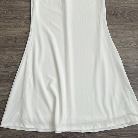 Lulus Pure Romance Mermaid Maxi Dress Medium White Wedding Elegant Formal Classy - Picture 7 of 12